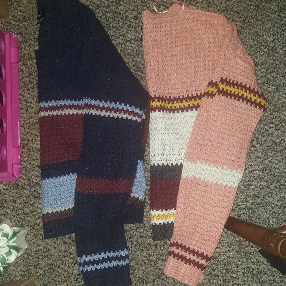 Two Grunge Knit Sweaters